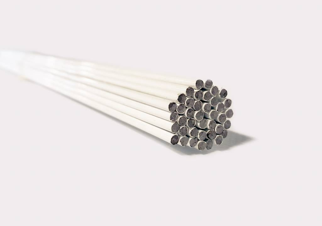 IJzerdraad Wit RAL9010 PET Coated Staven ø2.0mm bundel à 1 kg Drabor Direct
