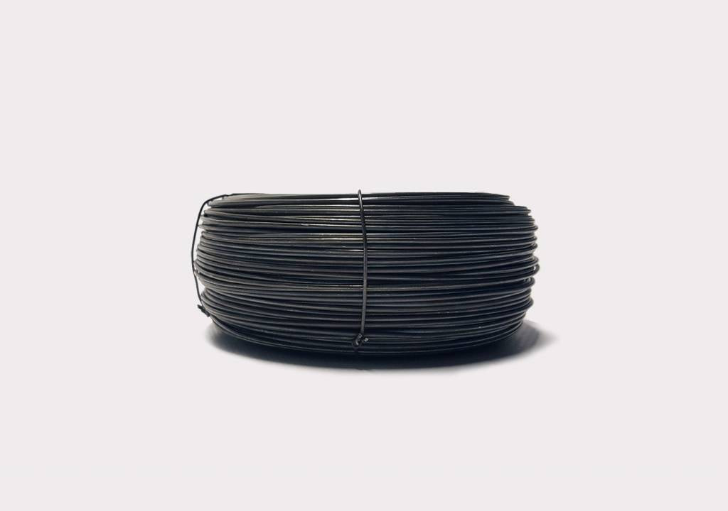 Spoel Vlechtdraad zwart gegloeid Ø 1,2mm (per 1,25 kg)